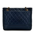 CHANEL VINTAGE MATELASSE CHAIN TOTE BAG NAVY CAVIAR SKIN GOLD HARDWARE 90311051 - PURPOSE