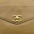 VINTAGE CHANEL TURN LOCK CHAIN TOTE BAG BEIGE CAVIAR SKIN GOLD HARDWARE 90311266