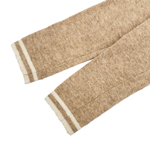 CHANEL COCO BUTTON CARDIGAN BEIGE WOOL 38 08A RTW 90312000