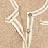 CHANEL COCO BUTTON CARDIGAN BEIGE WOOL 38 08A RTW 90312000