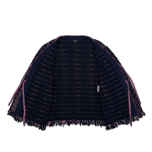 CHANEL COCO BUTTON CARDIGAN MULTICOLOR COTTON 46 P70 RTW 90311815