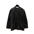 CHANEL COCO BUTTON LEATHER JACKET BLACK MULTICOLOR LAMB SKIN 38 P56 RTW 90311814