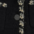 CHANEL COCO BUTTON TWEED JACKET BLACK WOOL RTW 90312005