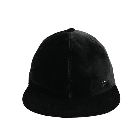 CHANEL COCOMARK CAP BLACK VISCOSE M ACCESSORY 90311996