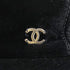 CHANEL COCOMARK CAP BLACK VISCOSE M ACCESSORY 90311996