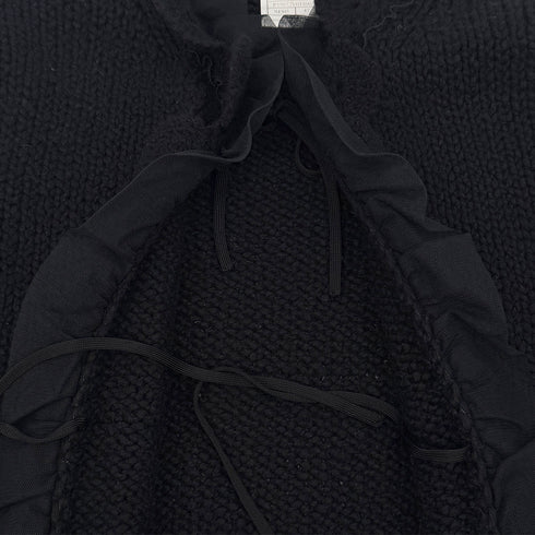 CHANEL RACE CARDIGAN BLACK CASHMERE 42 02A RTW 90312001