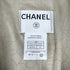 CHANEL TWEED LONG COAT BEIGE LINEN COTTON 42 03P RTW 90311809