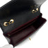 CHANEL VINTAGE CHEVRON CHAIN SHOULDER BAG BLACK LAMB SKIN 90311892