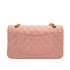 CHANEL VINTAGE CLASSIC FLAP MEDIUM CHAIN SHOULDER BAG PINK CAVIAR SKIN GOLD HARDWARE 90311956