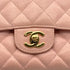 CHANEL VINTAGE CLASSIC FLAP MEDIUM CHAIN SHOULDER BAG PINK CAVIAR SKIN GOLD HARDWARE 90311956