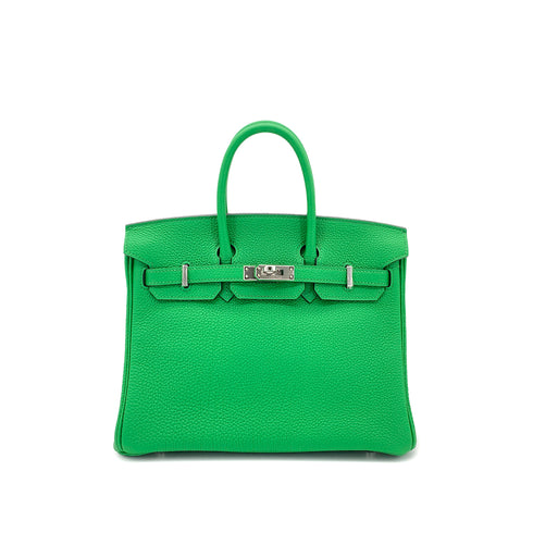 HERMES BIRKIN 25 BAMBOU TOGO HAND BAG W PHW 90305902 - PURPOSE