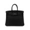 HERMES BIRKIN 25 BLACK TOGO HAND BAG □L SHW 90301630 - PURPOSE