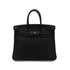 HERMES BIRKIN 25 BLACK TOGO HAND BAG □L SHW 90301630 - PURPOSE