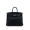 HERMES BIRKIN 25 BLACK TOGO HAND BAG □O PHW 90304183 - PURPOSE