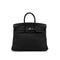 HERMES BIRKIN 25 BLACK TOGO HAND BAG A PALLADIUM HARDWARE 90306512 - PURPOSE
