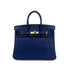 HERMES BIRKIN 25 BLUE SAPHIR SWIFT HAND BAG X GHW 90300851 - PURPOSE