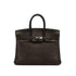 HERMES BIRKIN 25 EBENE LIZARD HAND BAG □J RHW 90306854 - PURPOSE