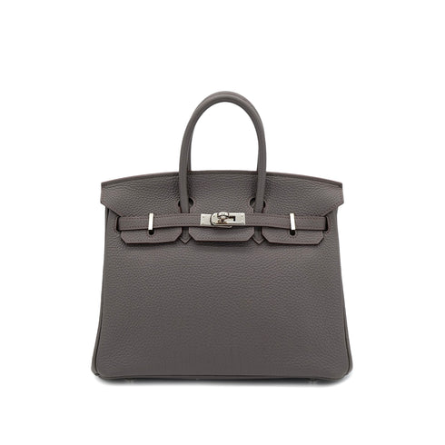 HERMES BIRKIN 25 ETAIN TOGO HAND BAG □R SHW 90302909 - PURPOSE
