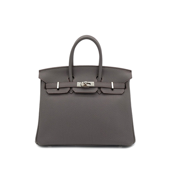 HERMES BIRKIN 25 ETAIN TOGO HAND BAG □R SHW 90302909 - PURPOSE