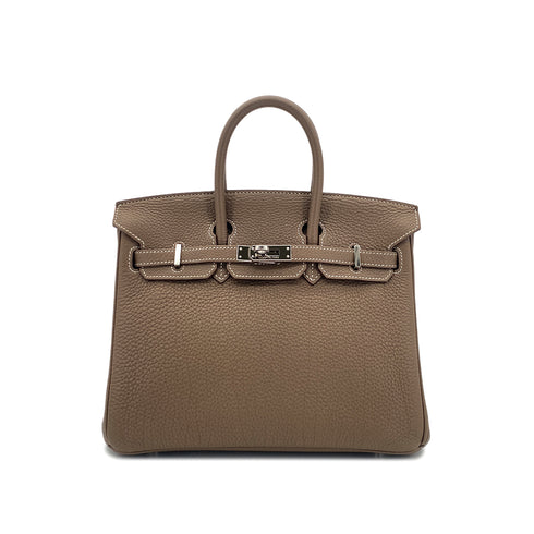 HERMES BIRKIN 25 ETOUPE TOGO HAND BAG □O SHW 90301086 - PURPOSE