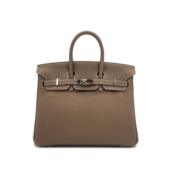 HERMES BIRKIN 25 ETOUPE TOGO HAND BAG □O SHW 90301086 - PURPOSE