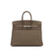 HERMES BIRKIN 25 ETOUPE TOGO HAND BAG 2014 SQUARE R PALLADIUM HARDWARE 90311296