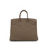 HERMES BIRKIN 25 ETOUPE TOGO HAND BAG 2014 SQUARE R PALLADIUM HARDWARE 90311296