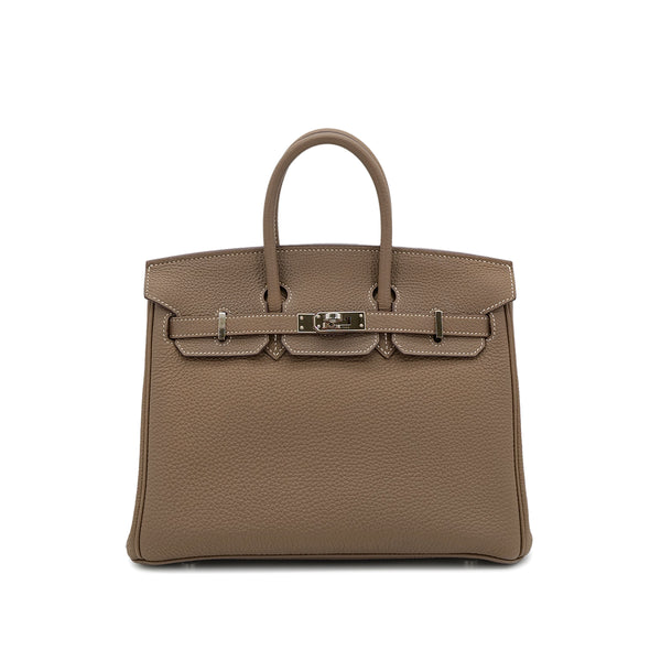 HERMES BIRKIN 25 ETOUPE TOGO HAND BAG C PHW 90304098 - PURPOSE