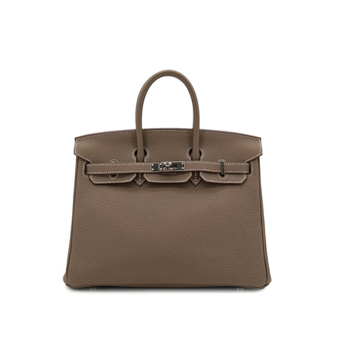 HERMES BIRKIN 25 ETOUPE TOGO HAND BAG A PHW 90305907 - PURPOSE