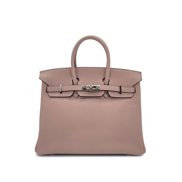 HERMES BIRKIN 25 GLYCINE EVERCOLOR HAND BAG T SHW 90301660 - PURPOSE
