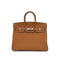 HERMES BIRKIN 25 GOLD TOGO HAND BAG B SHW 90302881 - PURPOSE