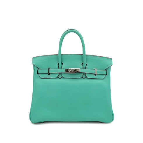 HERMES BIRKIN 25 LAGON SWIFT HAND BAG □L SHW 90302885 - PURPOSE