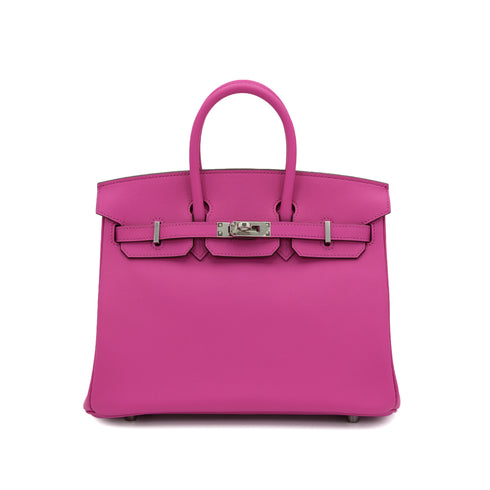 HERMES BIRKIN 25 MAGNOLIA SWIFT HAND BAG U SHW 90301703 - PURPOSE