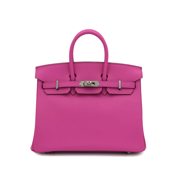 HERMES BIRKIN 25 MAGNOLIA SWIFT HAND BAG U SHW 90301703 - PURPOSE