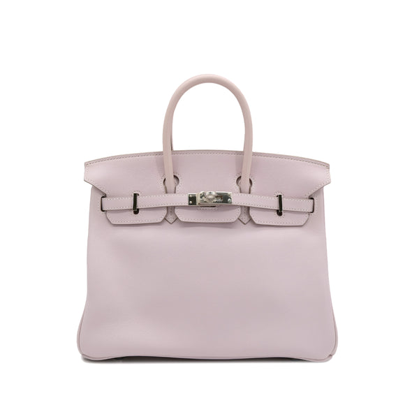 HERMES BIRKIN 25 ROSE DRAGEE VEAU SWIFT HAND BAG □L SHW 90302176 - PURPOSE