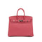 HERMES BIRKIN 25 ROSE LIPSTICK TOGO HAND BAG 2011 SQUARE O PALLADIUM HARDWARE 90311820