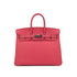 HERMES BIRKIN 25 ROSE LIPSTICK TOGO HAND BAG □Q PHW 90303723 - PURPOSE