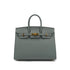 HERMES BIRKIN 25 SELLIER VERT AMANDE VEAU EPSOM HAND BAG B GHW 90306849 - PURPOSE