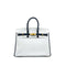 HERMES BIRKIN 25 WHITE BLACK TOGO HAND BAG Y GHW SPO 90305906 - PURPOSE
