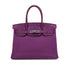 HERMES BIRKIN 30 ANEMONE TOGO HAND BAG □R PHW 90306847 - PURPOSE
