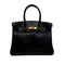 HERMES BIRKIN 30 BLACK BOXCALF HAND BAG □C GHW 90302189 - PURPOSE