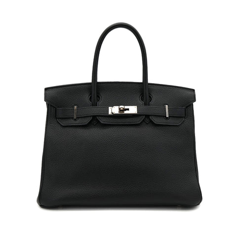 HERMES BIRKIN 30 BLACK TOGO HAND BAG □I SHW MARKED STAR 90304097 - PURPOSE