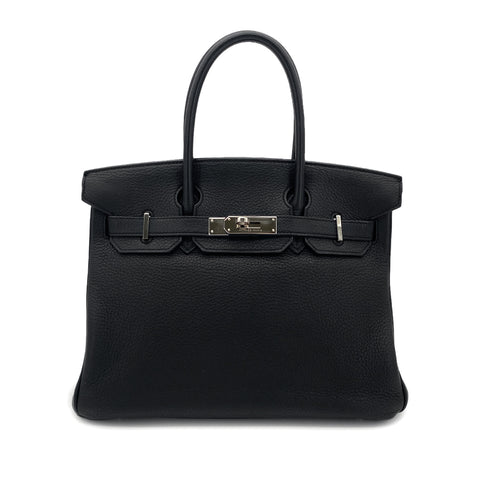 HERMES BIRKIN 30 BLACK TOGO HAND BAG □K SHW 90301746 - PURPOSE