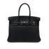 HERMES BIRKIN 30 BLACK TOGO HAND BAG □K SHW 90301746 - PURPOSE
