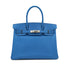 HERMES BIRKIN 30 BLUE FRANCE COUCHEVEL HAND BAG □F PHW 90303610 - PURPOSE