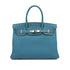 HERMES BIRKIN 30 BLUE JEAN TOGO HAND BAG ▢L PHW 90306850 - PURPOSE