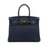 HERMES BIRKIN 30 BLUE NUIT TOGO HAND BAG W GHW 90306279 - PURPOSE