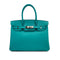 HERMES BIRKIN 30 BLUE PAON VEAU EPSOM HAND BAG □P PALLADIUM HARDWARE 90308974 - PURPOSE