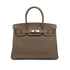 HERMES BIRKIN 30 ETOUPE TOGO HAND BAG R PALLADIUM HARDWARE 90310322 - PURPOSE