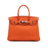 HERMES BIRKIN 30 ORANGE TOGO HAND BAG □N PALLADIUM HARDWARE 90308975 - PURPOSE